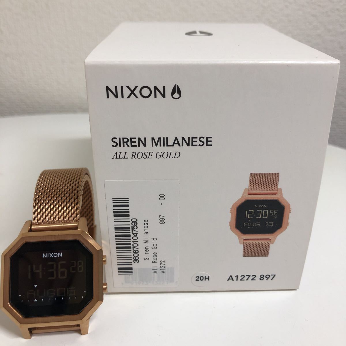 NIXON(ニクソン) 箱 取説 付 NIXON ニクソン SIREN MILANESE A1272-897 