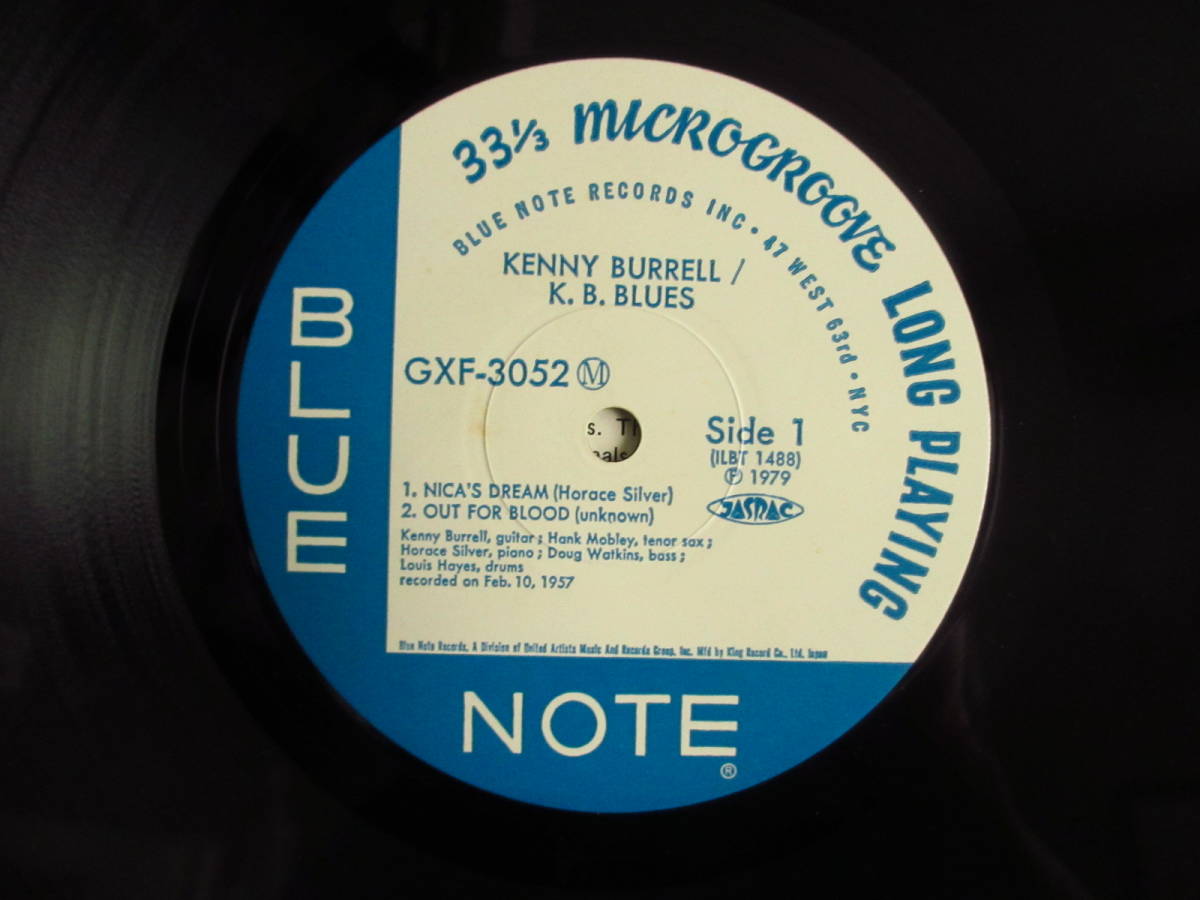 ⁄ Kenny Burrell | KENNY BURRELL Introducing Blue (LP) - WAXPEND