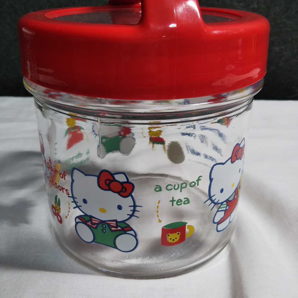 ハローキティ 貯蔵瓶 ハローキティ 2001年製 貯蔵びん 2ℓ レトロ 激
