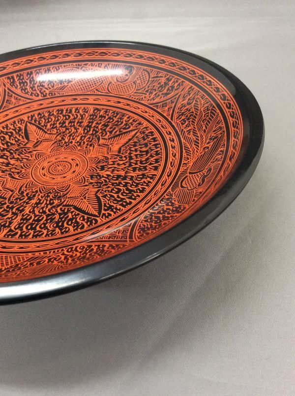 茶道具 蒟醤塗 棗 讃岐漆器 坂本雪斎作 キンマ 共箱 V R5514 Yahoo!
