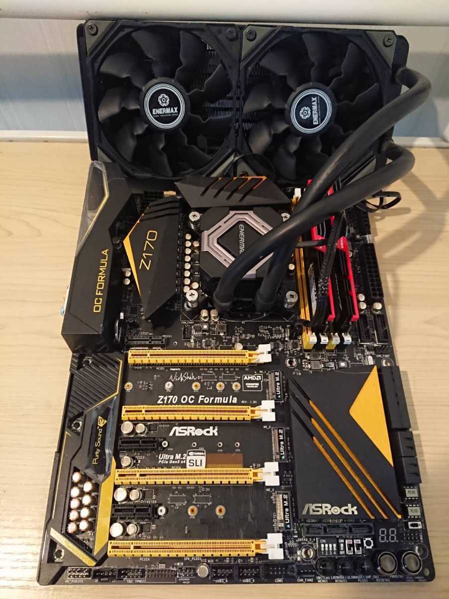 ASRock Z170 OC FORMULA CPU i7-6700K 4.00GHz メモリーTRIDENTZ 8GB×2