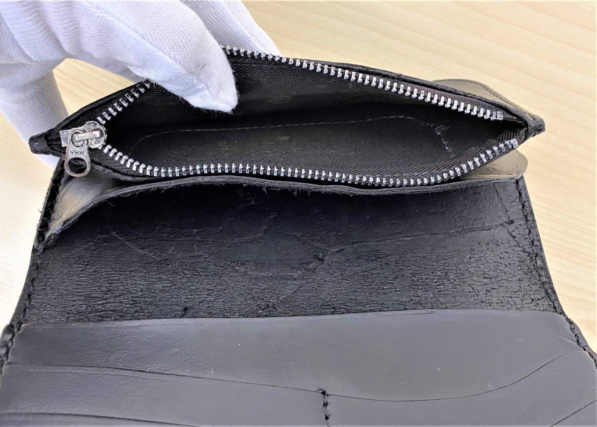 411】BIG HAND ビッグハンド 中古 コードバン ロングウォレット 長財布 