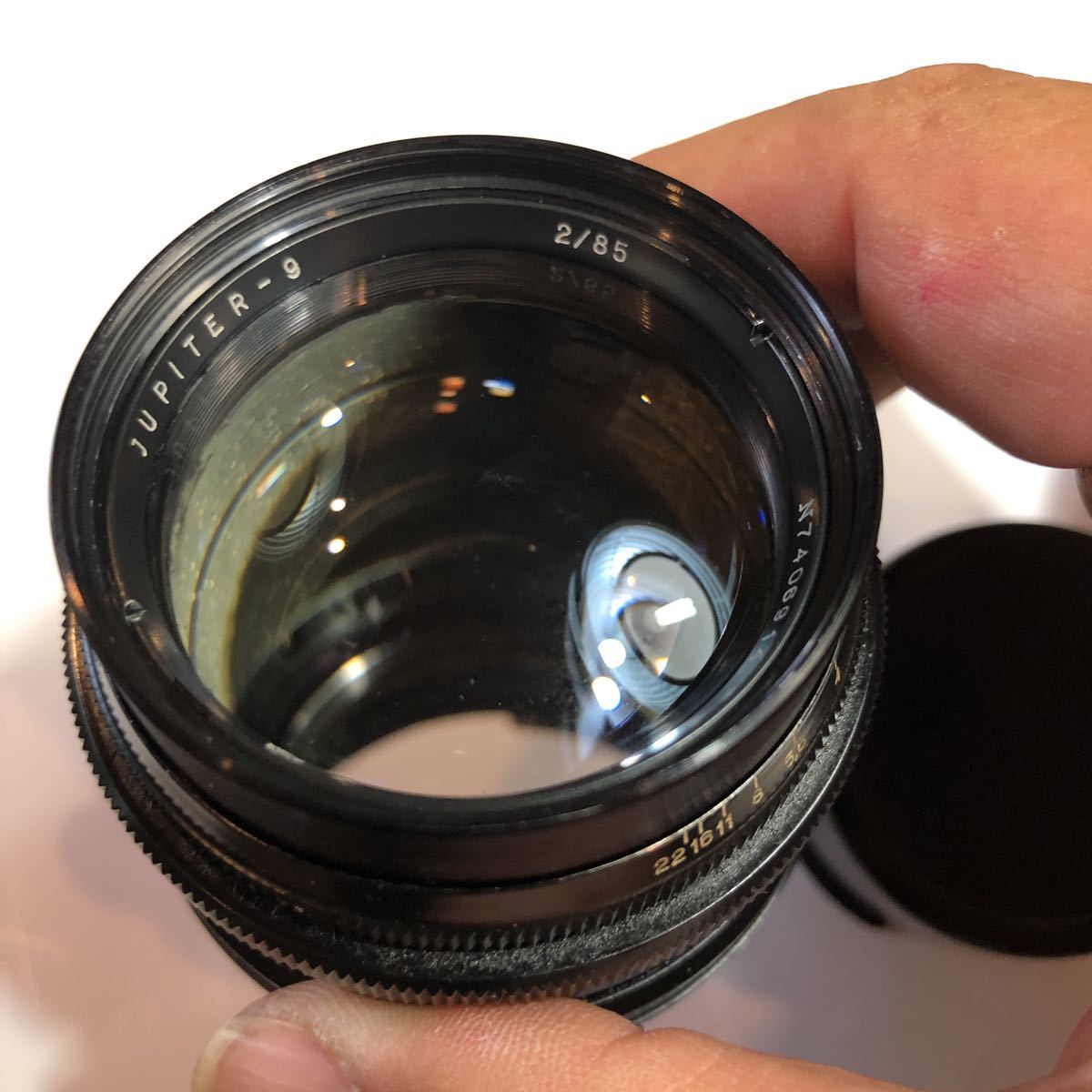旧コンタックスマウント ジュピター-9 85MM/F2 1974年製 外観美品