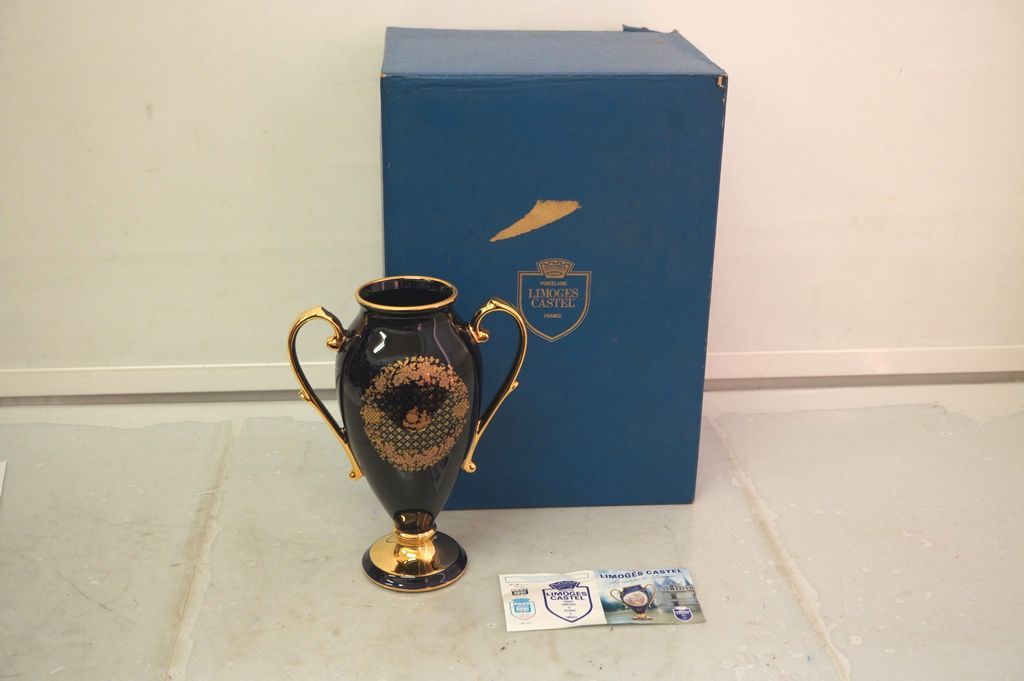 リモージュ Limoges フランス 花瓶 (Limogesリモージュ 花瓶 リモージュ Limoges フランス 花瓶 (Limogesリモージュ 花瓶