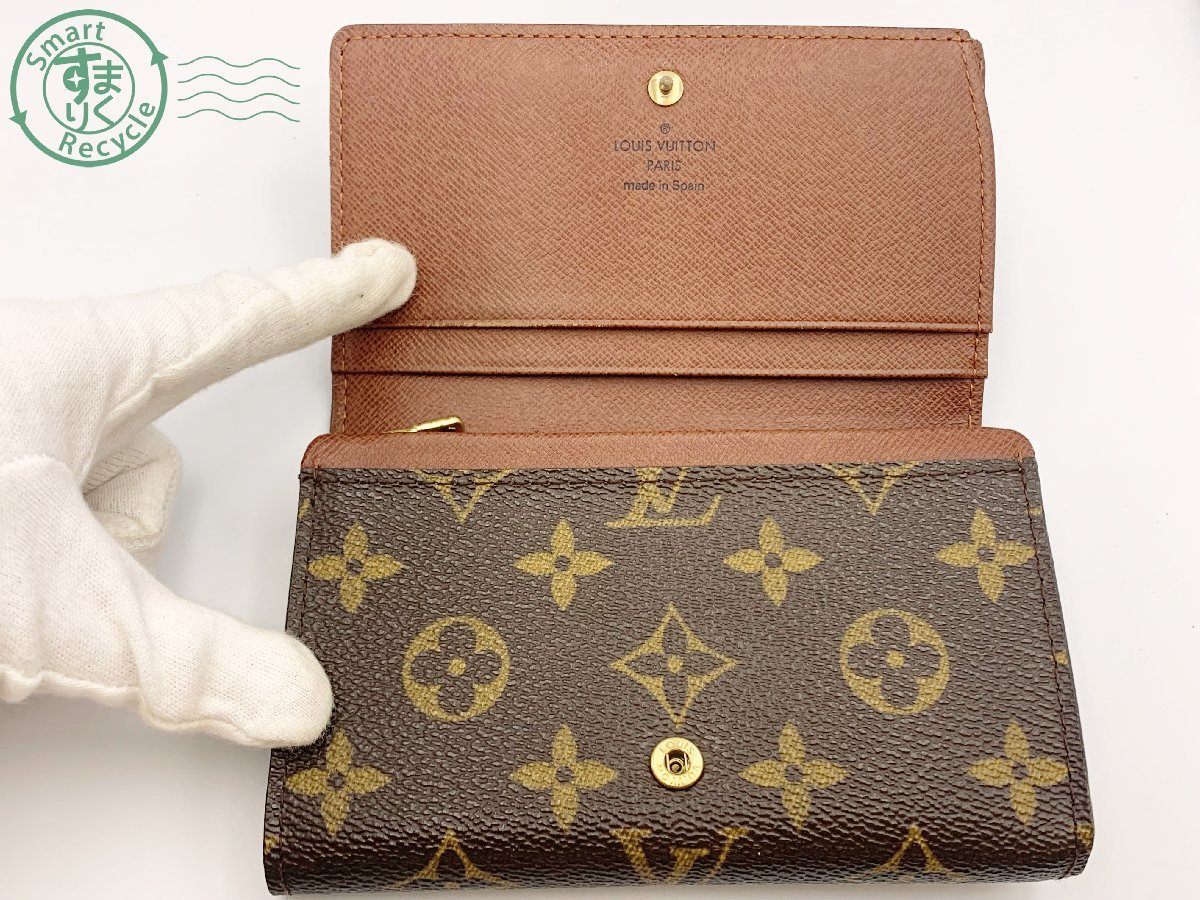 0830958　〇 Louis Vuitton ルイヴィトンモノグラム ポルトフォイユトレゾール モノグラム M61736 財布 CA0095 ブランド品 中古 VUITTON ルイヴィトン モノグラム SALE]ヴィトン Vuitton 小物
