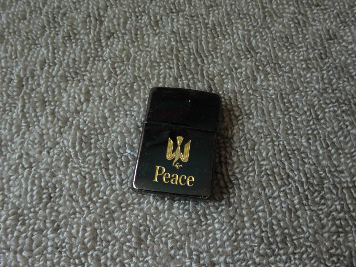 ピース zippo ZIPPO Peace ジッポ ブルーチタン 当選品 ザ・ピース 