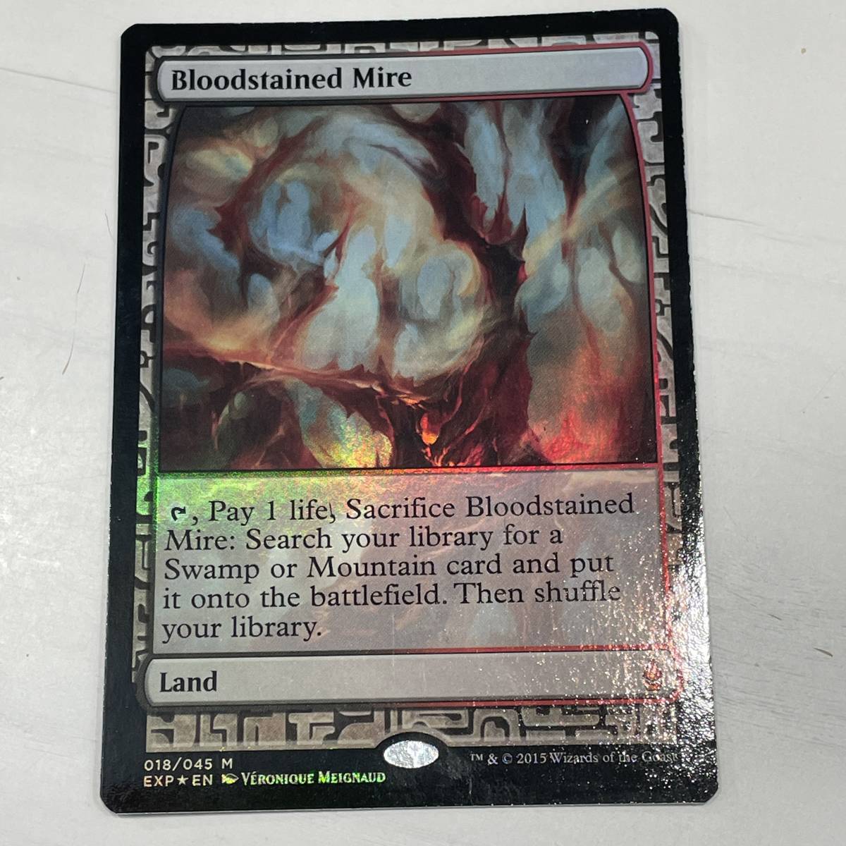 血染めのぬかるみ MTG Mire | mtg ONS Foil《血染めのぬかるみ