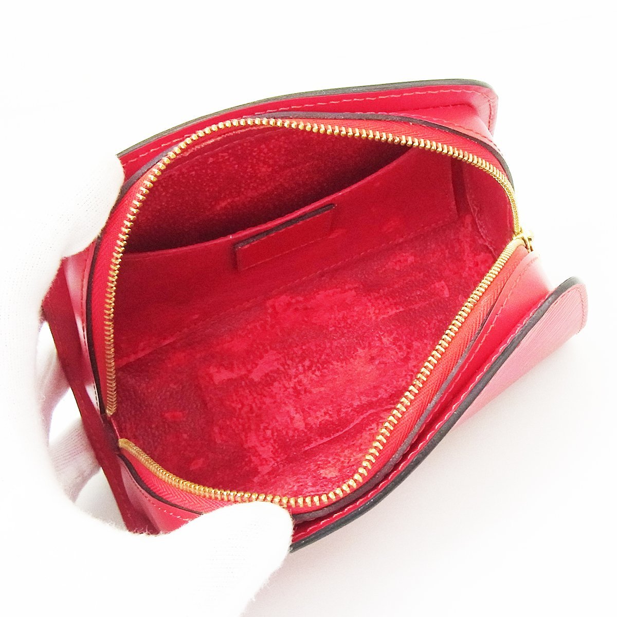 M48447 LOUIS VUITTON ポーチ エピ PM ルイヴィトン ドーフィーヌPM