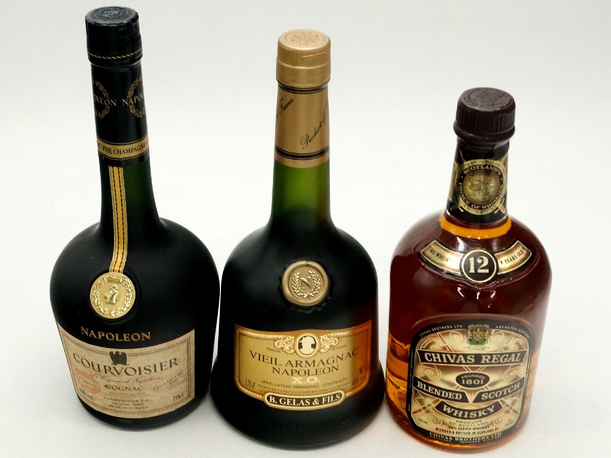 ブランデー(3本)ウイスキー(1本) 苦かっ 