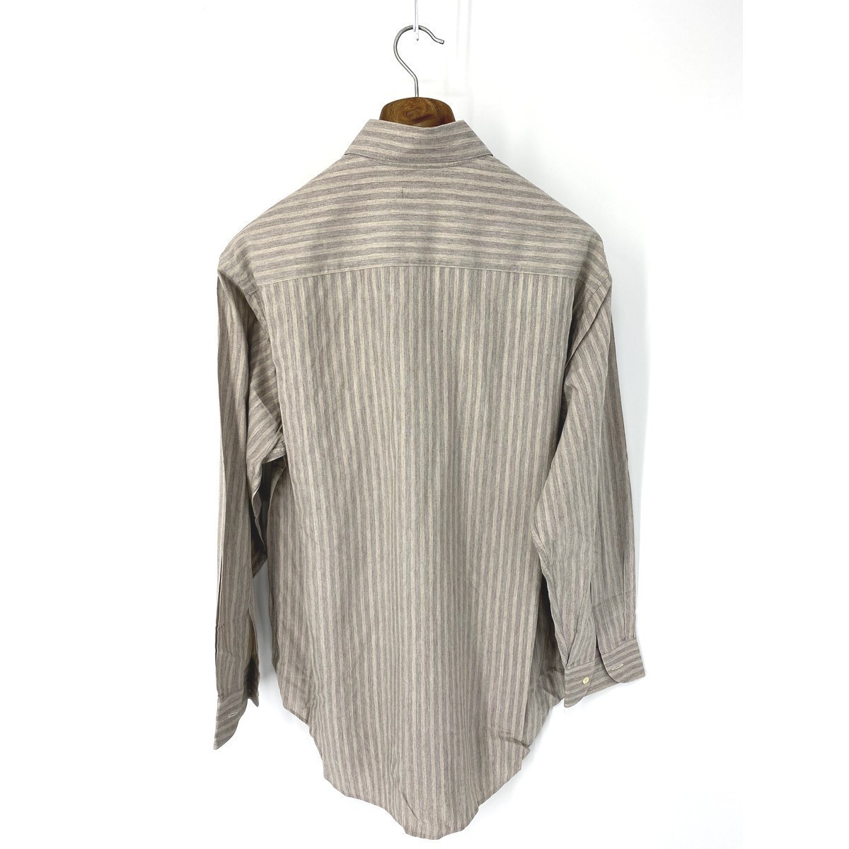 A5964/美品 春夏 GIORGIO ARMANI アルマーニ 黒タグ ストライプ 