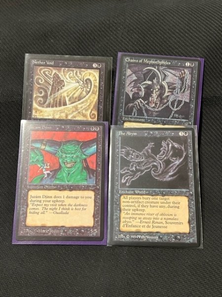 MTG　プロキシ　黒カード4枚セット　送料無料_1