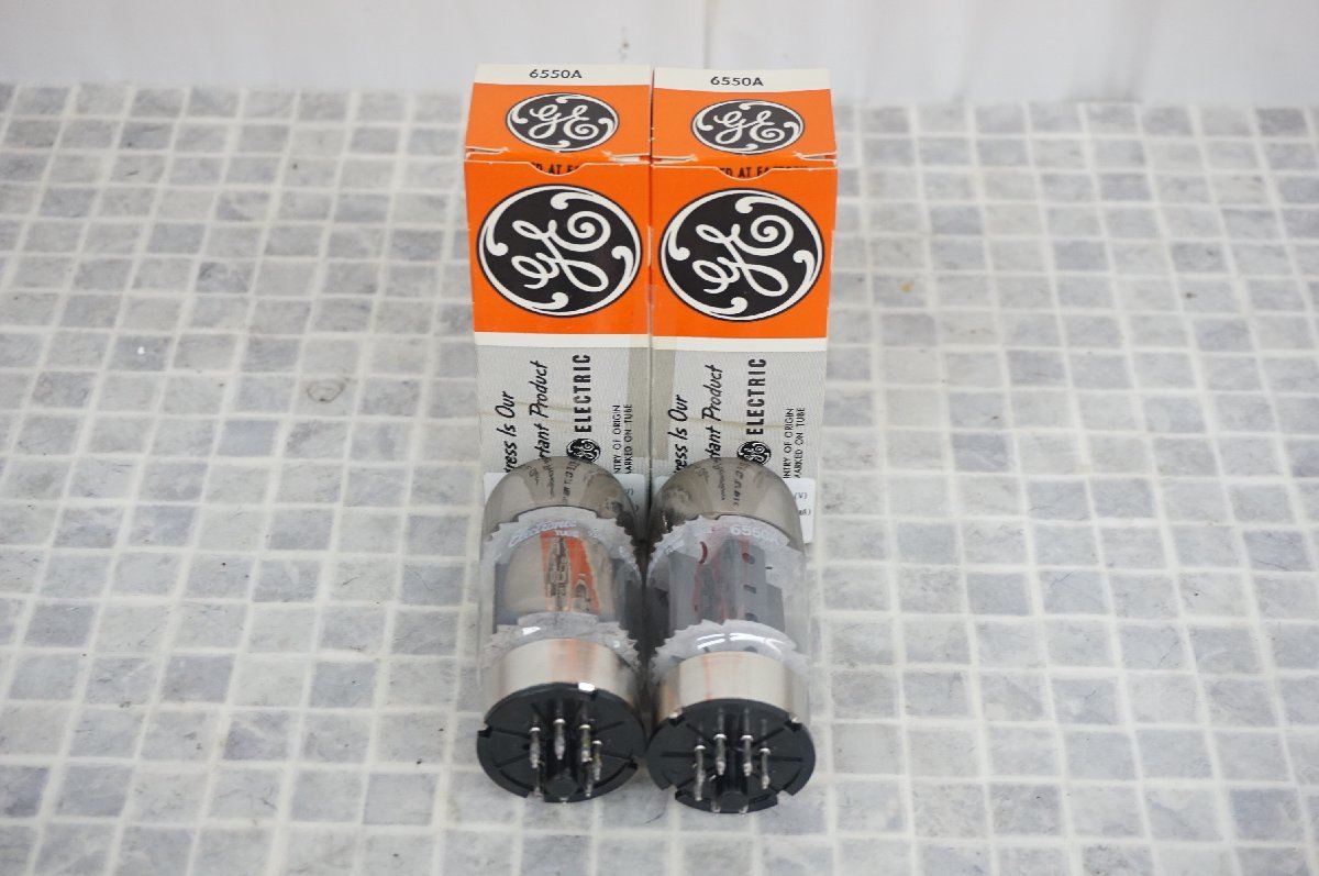 GENERAL ELECTRIC 6550A 真空管 2本 【公式通販】