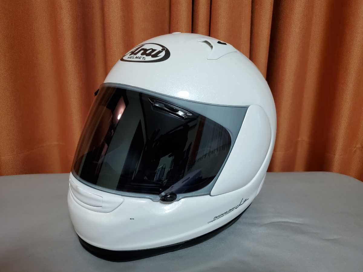  アライ プロファイル Sサイズ グラスホワイト Arai 55-56cm(Sサイズ)｜売買されたオークション情報、yahooの商品情報をアーカイブ公開 - オークファン フルフェイス（オンロード用）