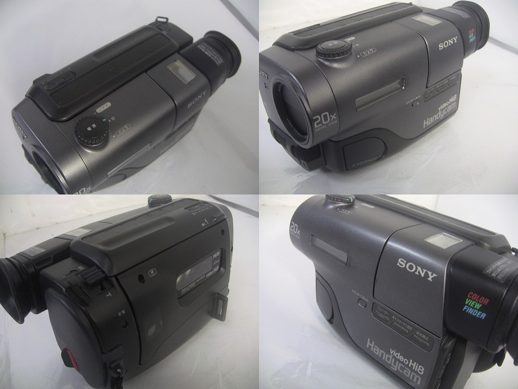 【送料無料】8mmテープ再生できます！【動作確認済み】 SONY Hi8ビデオカメラ CCD-TR11　☆ダビングにご使用ください！☆/0303