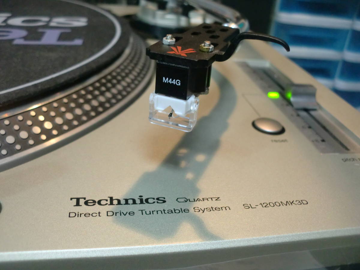 □ 即決 : Technics SL1200 MK3-D 極・美品 ☆Shure M44G 針 New