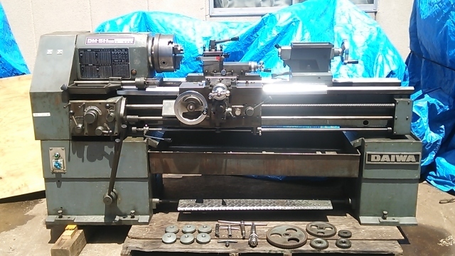 低価，送料無料 ダイワ 旋盤 DM-5H ベッド長1540 レール1240 心間距離1100 /mm 高速精密旋盤 三相200V 動作良好 店舗引取りor自社便 J3261(精密加工旋盤)｜売買されたオークション情報、yahooの商品情報をアーカイブ公 鉄工用