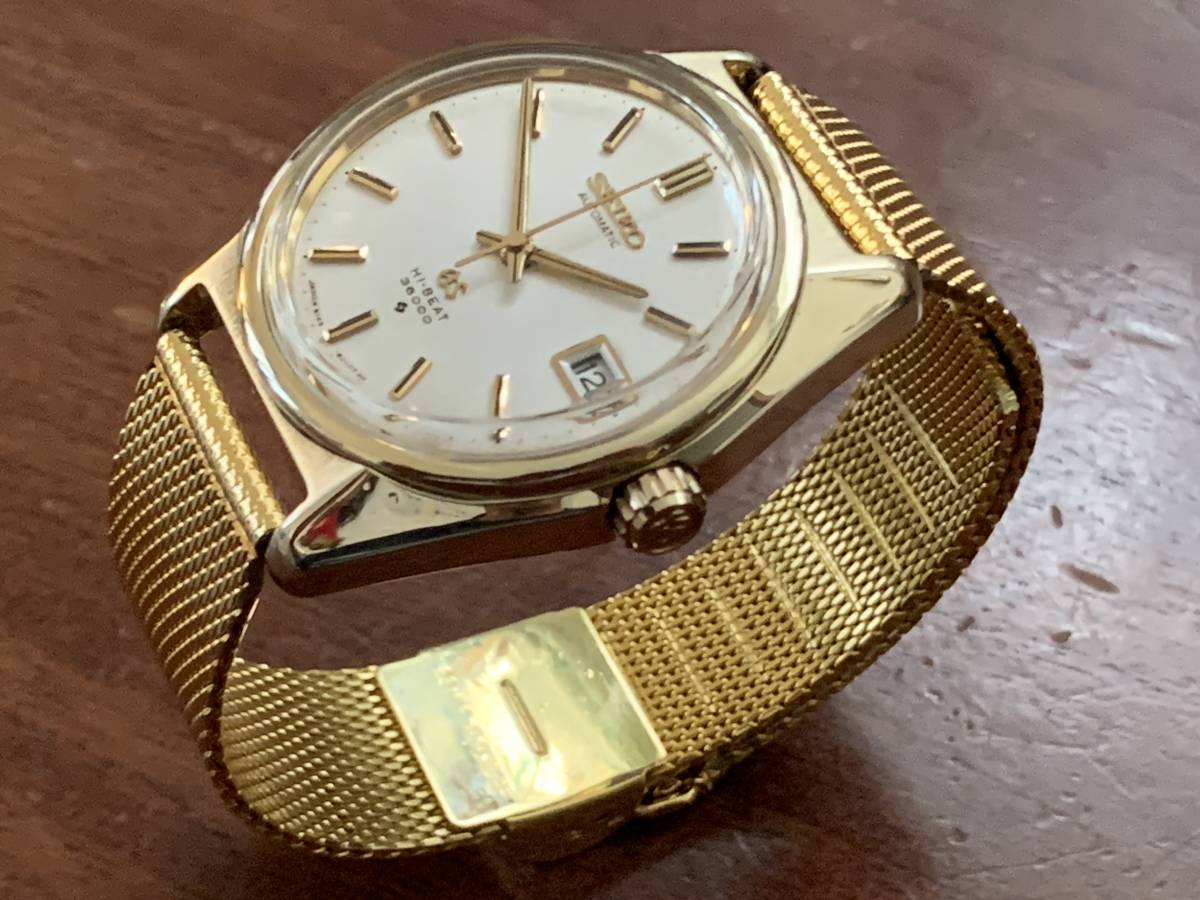 SEIKO AUTOMATIC GS HI-BEAT 36000 6145-8000 CAP GOLD・OH済み 1960 