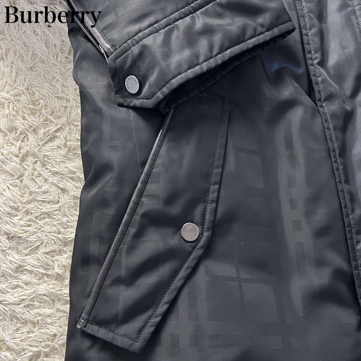 1円 ≪美品 希少L≫ バーバリーロンドン BURBERRY LONDON ラムレザー 