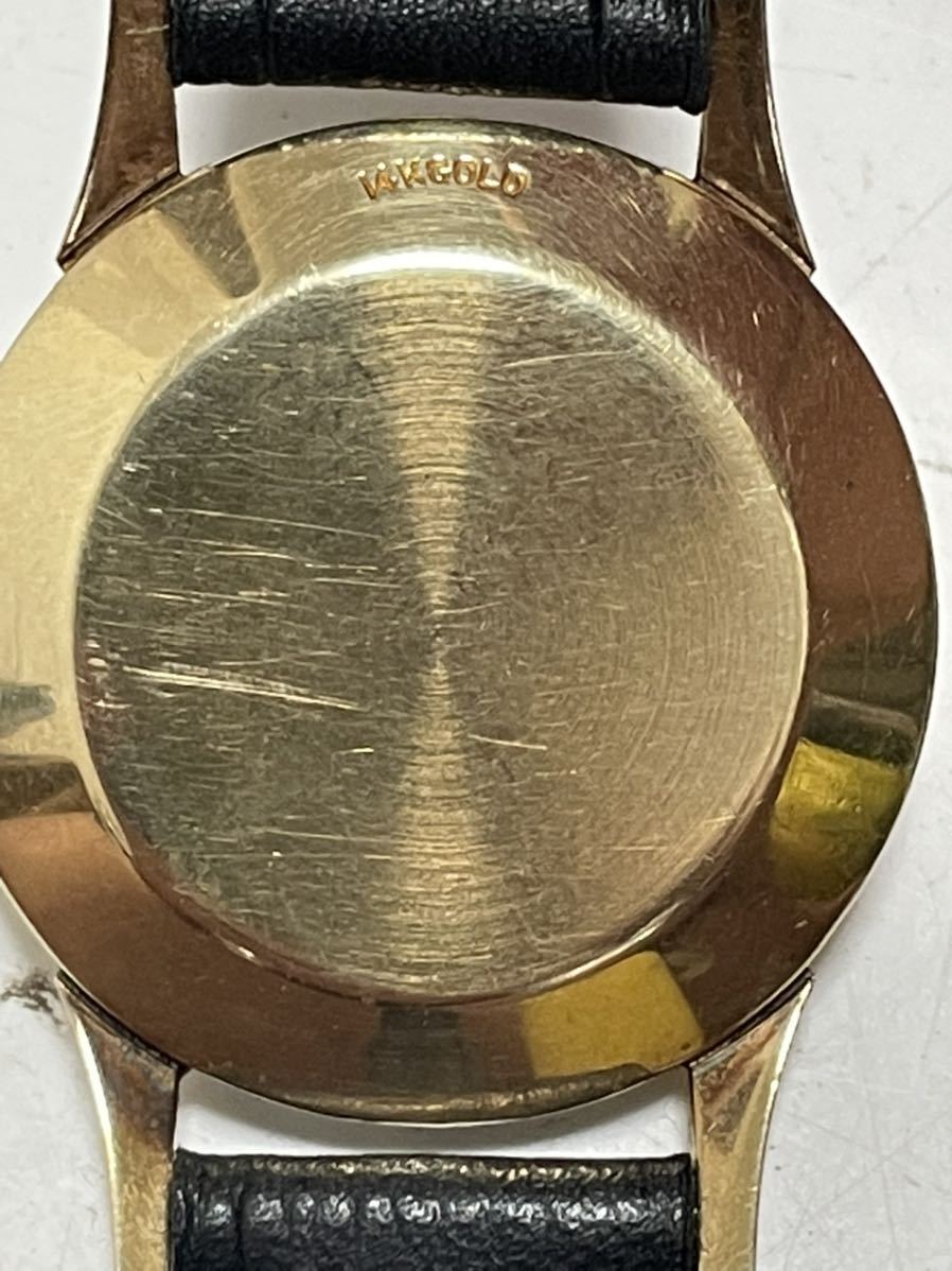 手巻き腕時計 MOERIS 14k gold MOERIS 手巻き モーリス ゴールドカラー