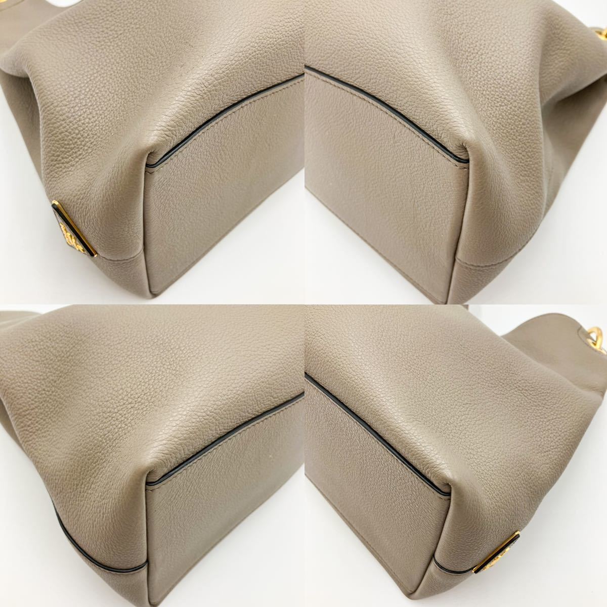 1円〜 プラダ PRADA ワンショルダーバッグ 型押しロゴジャガード 三角 