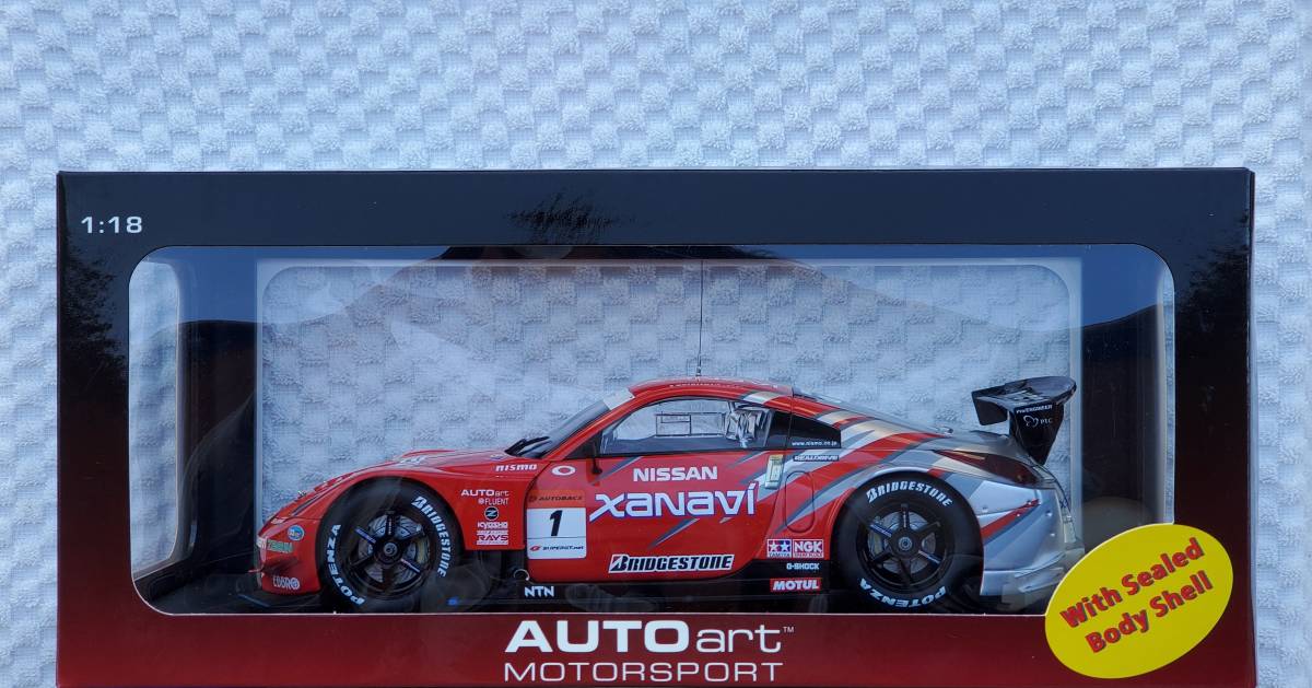Aa 1/18 タイヤ舵取り、回転 オートアート XANAVI NISMO スーパーGT 2005 NO.1 フェアレディ Z ミニカー AUTOart 