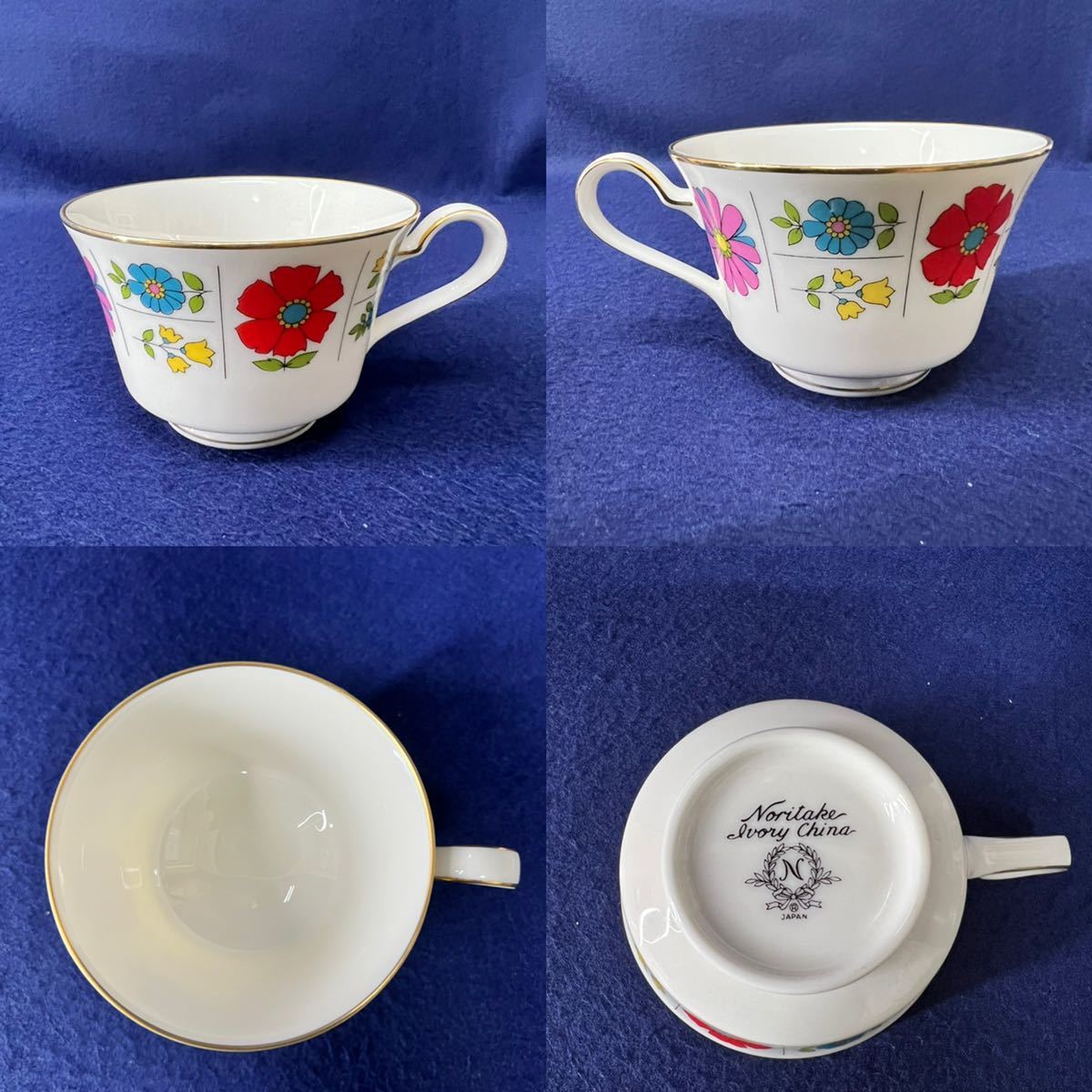 Noritake ノリタケ Ivory China アイボリーチャイナ カップ＆ソーサー 