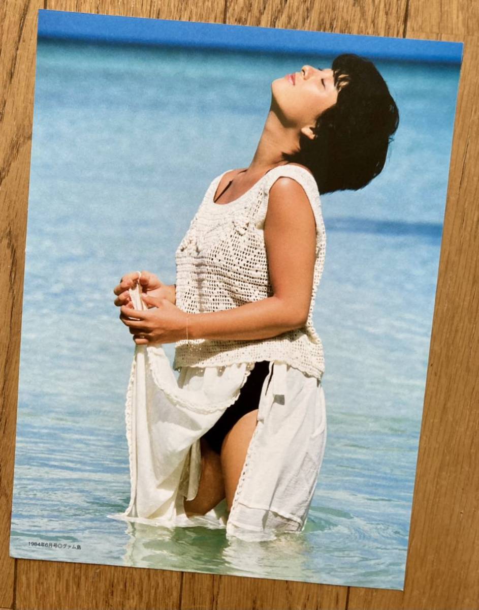 河合奈保子 切り抜き 3枚セット 写真集&プロマイド 河合奈保子さん ビキニポスター&写真集切り抜き セット(河合奈保子