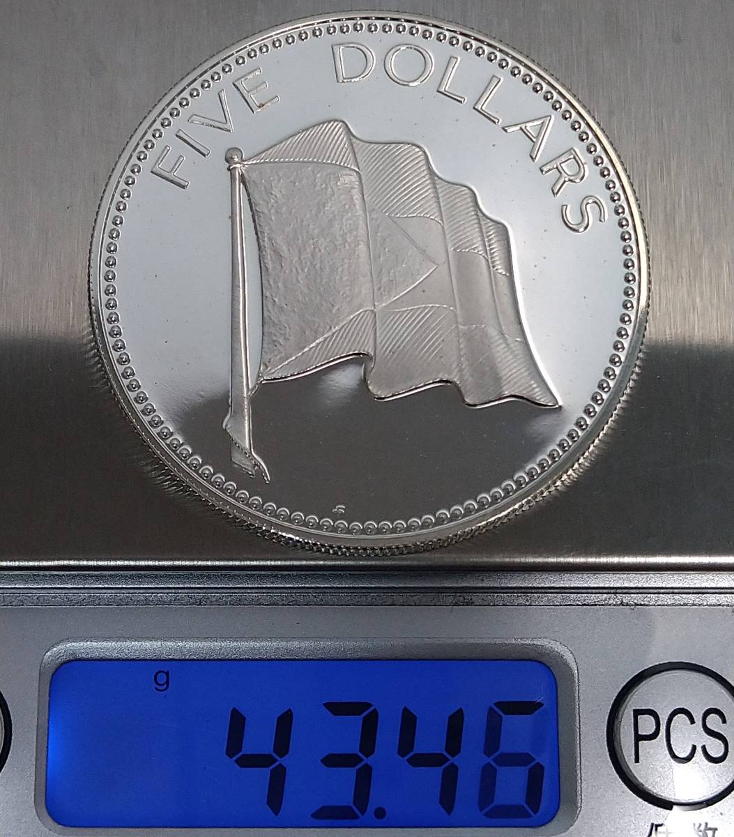 1974年 5ドル銀貨 バハマ諸島 バハマ 1974年｜Yahoo!フリマ（旧PayPay