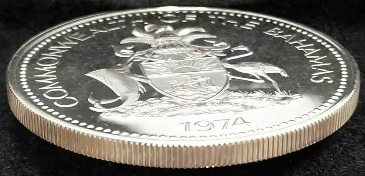 1974年 5ドル銀貨 バハマ諸島 バハマ 1974年｜Yahoo!フリマ（旧PayPay