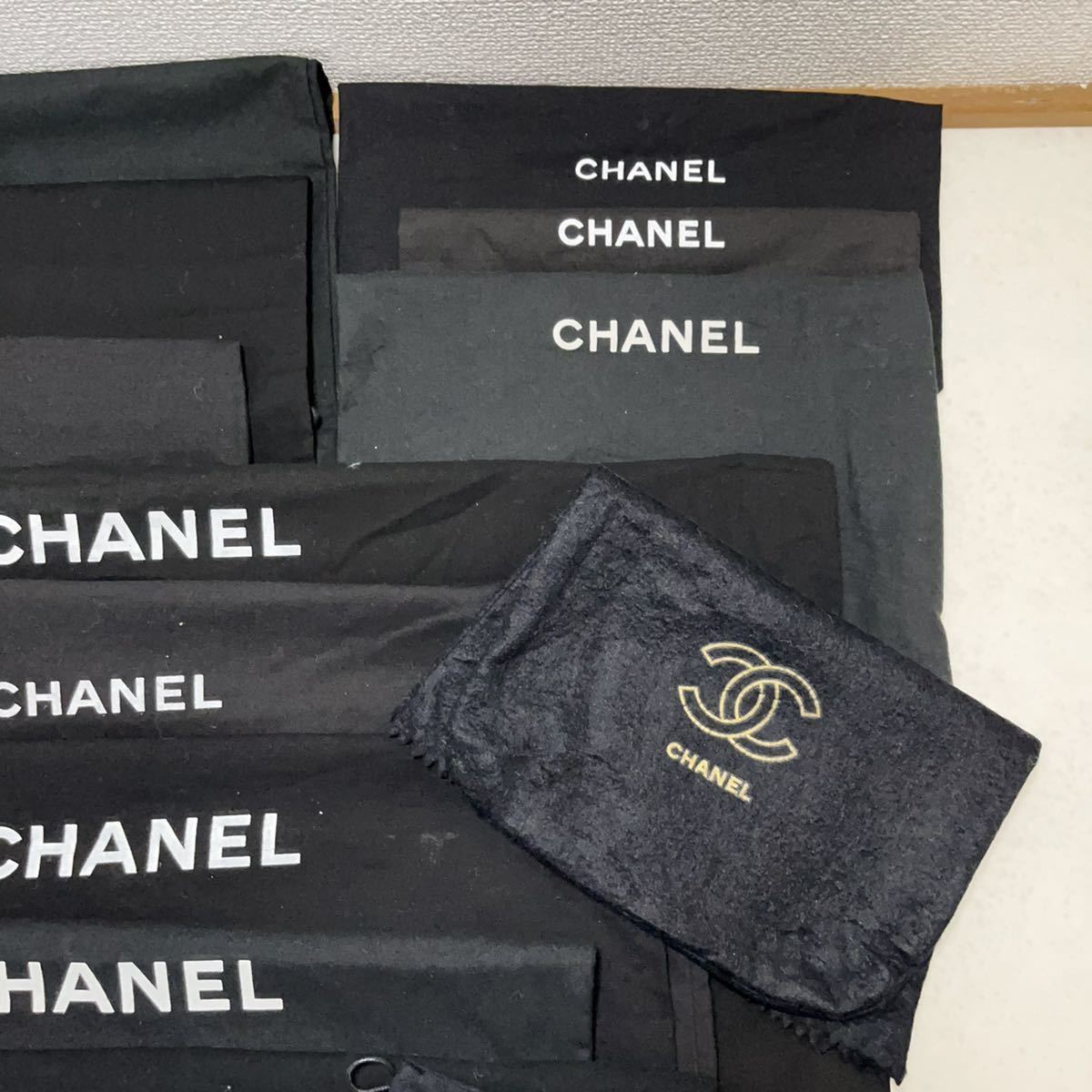 ＊KURO＊同包発送OK 美品 CHANEL シャネル 保存袋 布袋 14枚 まとめて セット 中サイズ 大