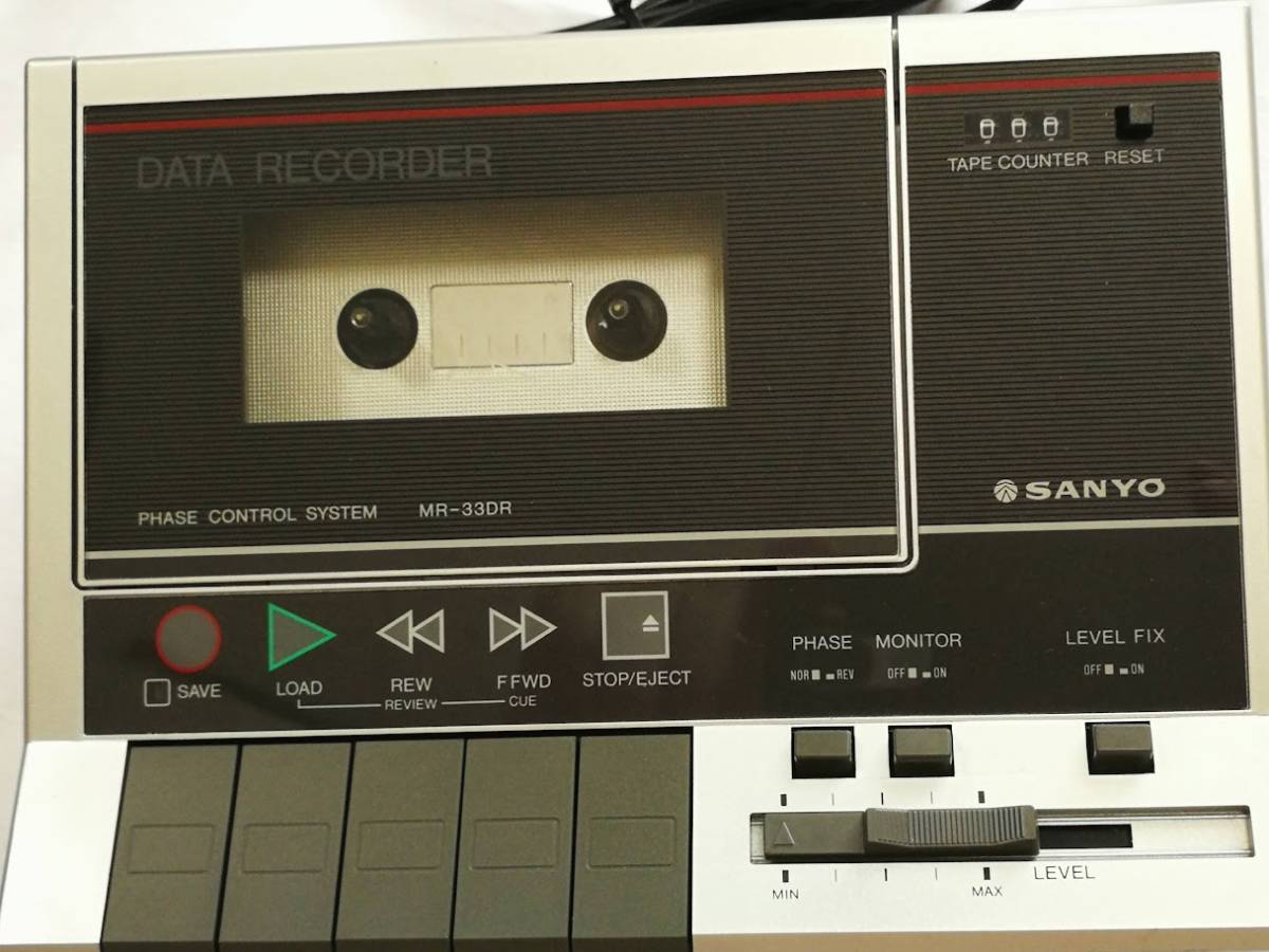 格安，定番】 サンヨー データーレコーダー MR-33DR ジャンク品