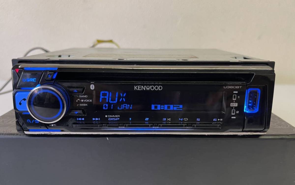 KENWOOD ケンウッド U360BT カーオーディオ 1DIN オーディオ Bluetooth
