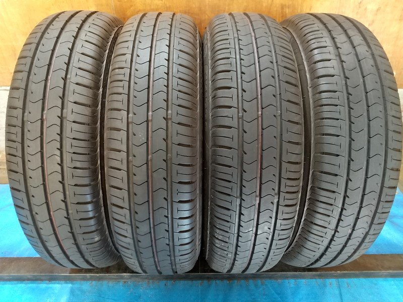 激安即決！エア漏れ点検済！バリ溝8.5～9分山 BRIDGESTONE ECOPIA 155