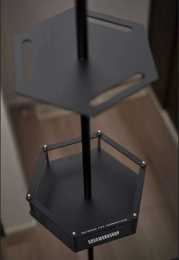 ベランピングでも活躍/5050WORKSHOPセット] ランタンスタンド「2022