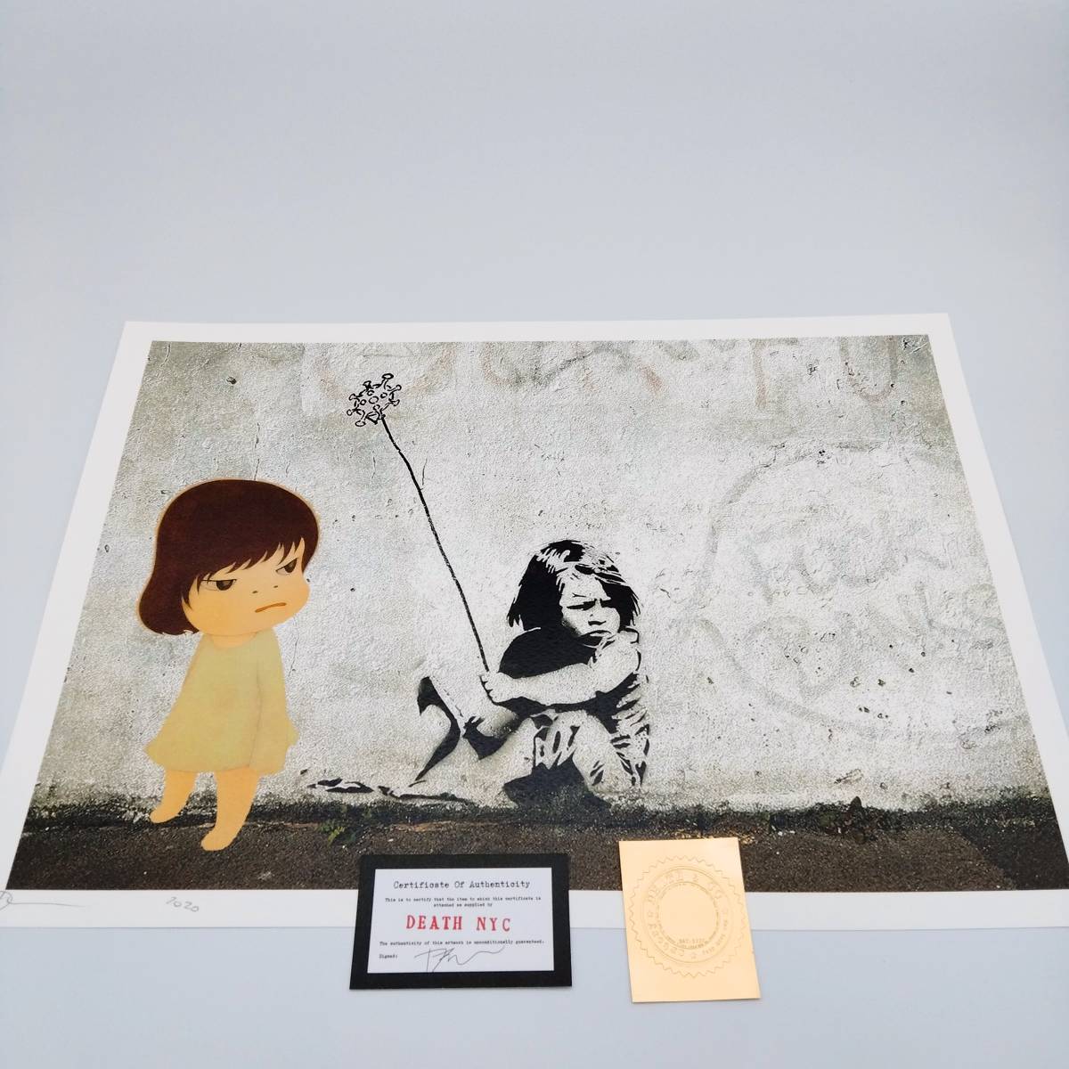 DEATH NYC 世界限定100枚 アートポスター 奈良美智 NARA YOSHITOMO 