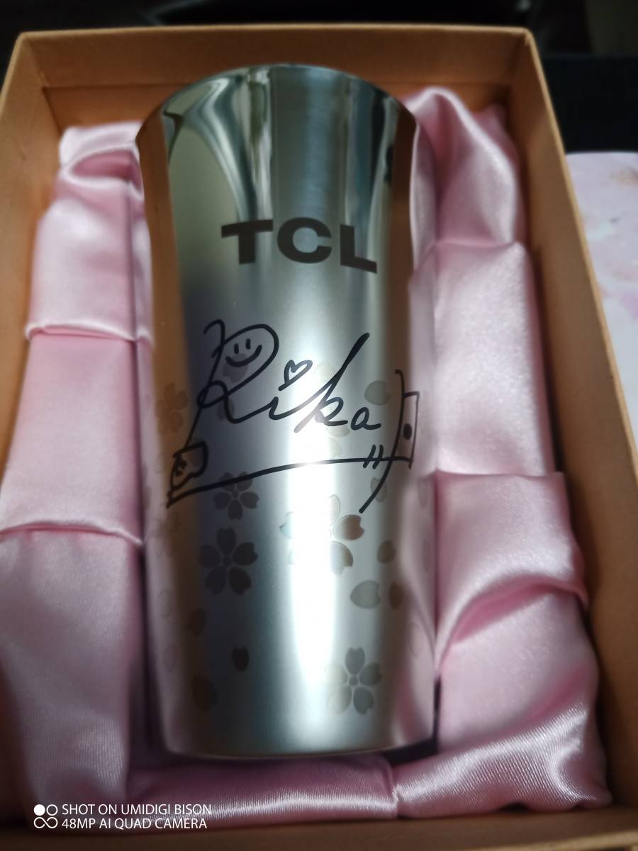 紀平梨花tclサイン入りタンブラー TCL レア た*お様 梨花選手