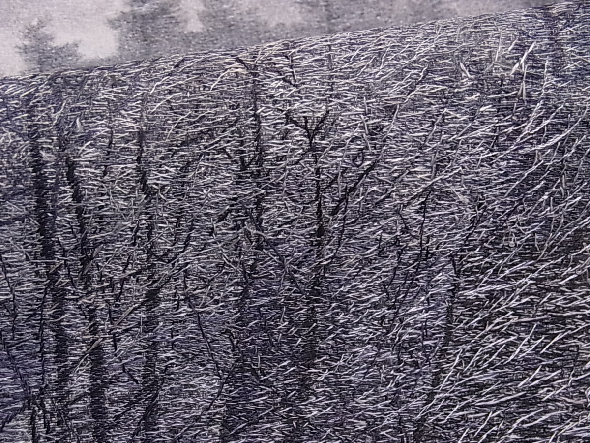 平和屋着物■訪問着　中国国宝刺繍　乱針刺繍　水辺草木文　暈し染め　銀彩　逸品　tx2391 相良刺繍 訪問着 中国三大刺繍 新作情報芸術的な刺繍を生み出す中国の人間国宝と呼ばれる 秋 逸品