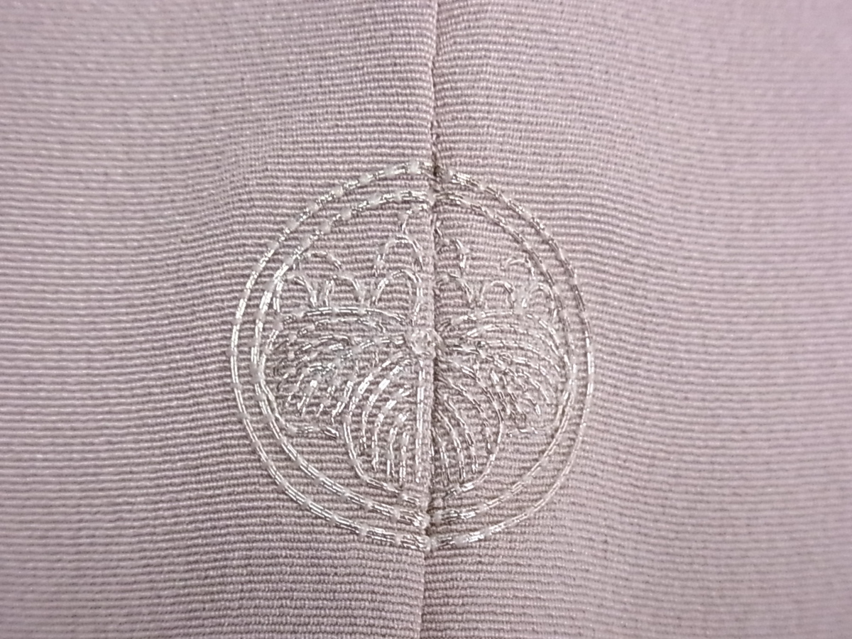 平和屋着物■訪問着　中国国宝刺繍　乱針刺繍　水辺草木文　暈し染め　銀彩　逸品　tx2391 相良刺繍 訪問着 中国三大刺繍 新作情報芸術的な刺繍を生み出す中国の人間国宝と呼ばれる 秋 逸品