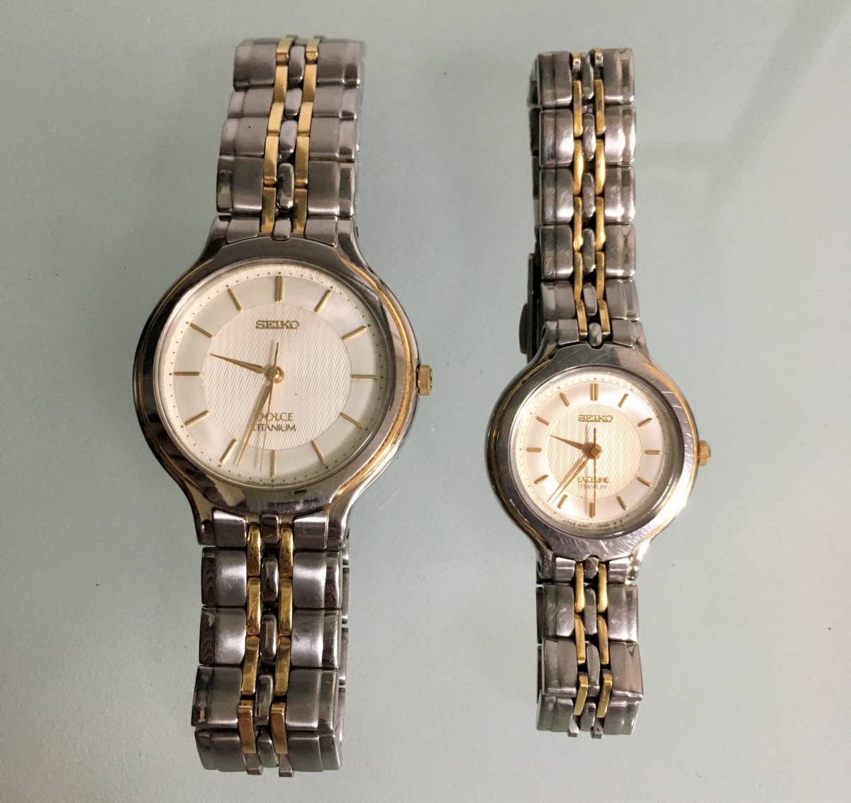 ☆稼動品☆SEIKO セイコー☆ドルチェ/エクセリーヌ☆ペアウォッチ 