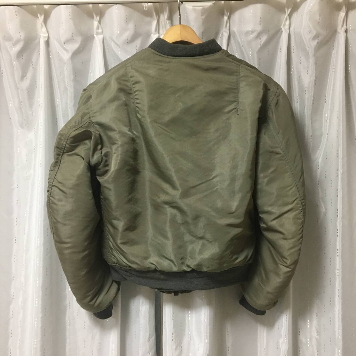 米軍実物 50年代 MA-1 フライトジャケット SIZE S 古着 USAF 黒タグ B  
