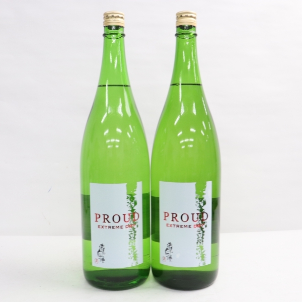  2本セット 瀧自慢 プラウド エクストリームドライ 超辛口特別純米酒 15度 1800ml 製造22.08 G22H090065(セット、詰め合わせ)｜売買されたオークション情報、yahooの商品情報をアーカイブ公開 - オー セット、詰め合わせ