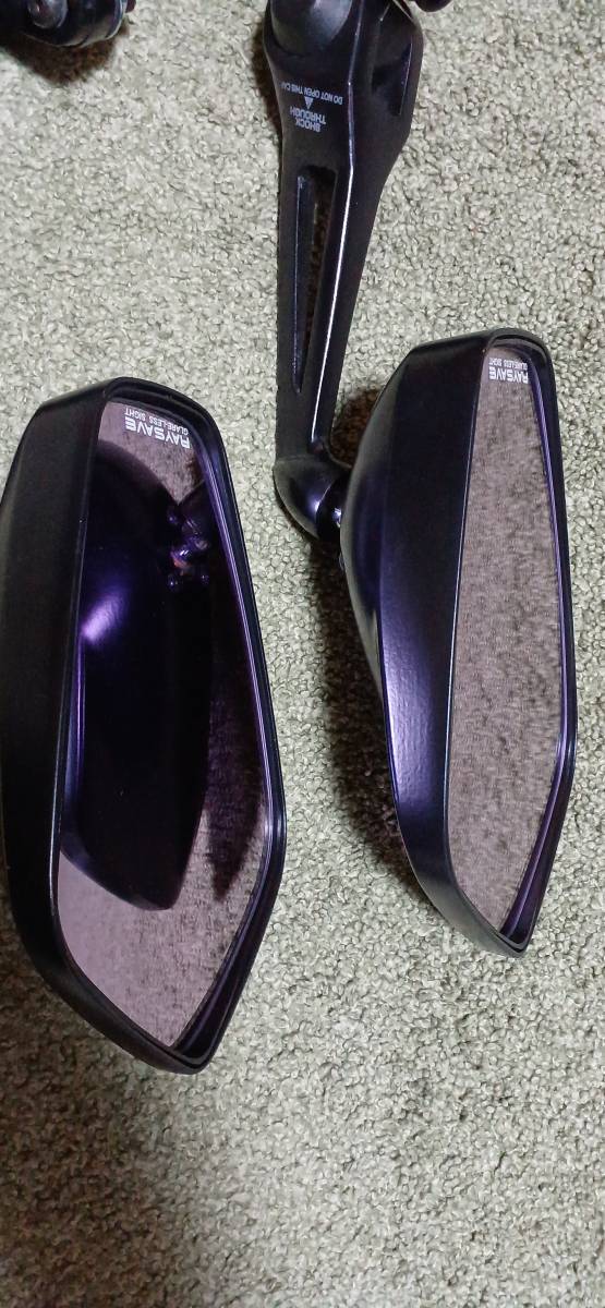 ナポレオン NAPOLEON AEX7 カウリングミラー7 ブラック カウリング専用