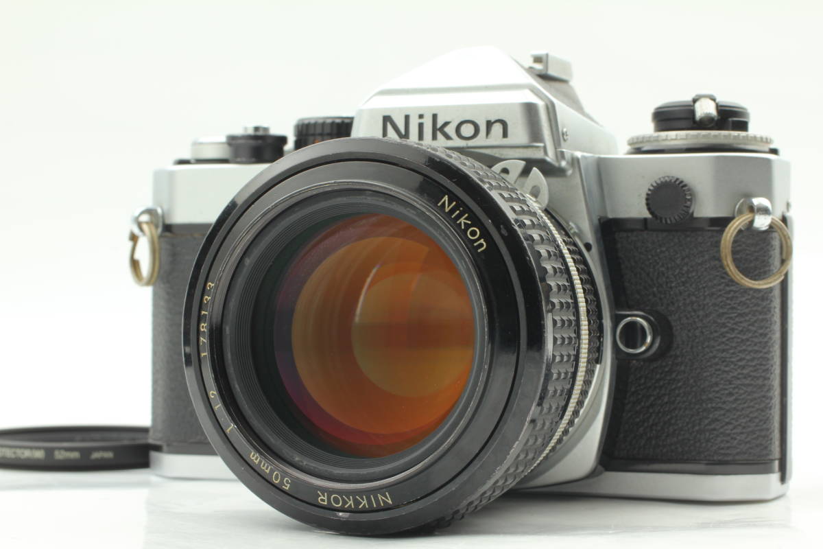 Nikon FE シルバー + Ai NIKKOR 50mm F/1.2 ニコン フィルム カメラ マニュアルフォーカス 一眼レフカメラ K13
