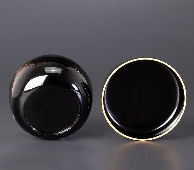 古美味】耕雲作 夜桜蒔絵平棗 茶道具 保証品 IK7d(棗)｜売買された
