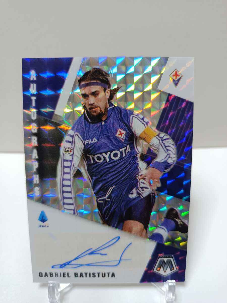 バティストゥータ◇直筆サインカード◇2020-21 Panini Mosaic Serie A