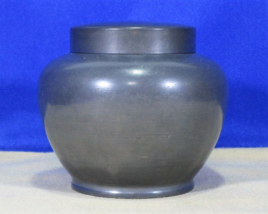 乾茂號造 古錫 茶壺 煎茶道具 茶心壺 茶壷 茶器 茶道具 茶筒 266g