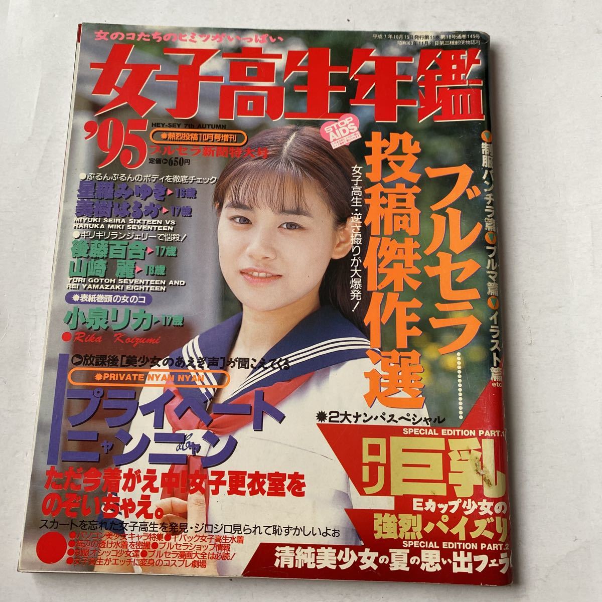 女子高生年鑑 '95(アイドル、芸能人)｜売買されたオークション情報、yahooの商品情報をアーカイブ公開 - オークファン（aucfan.com）
