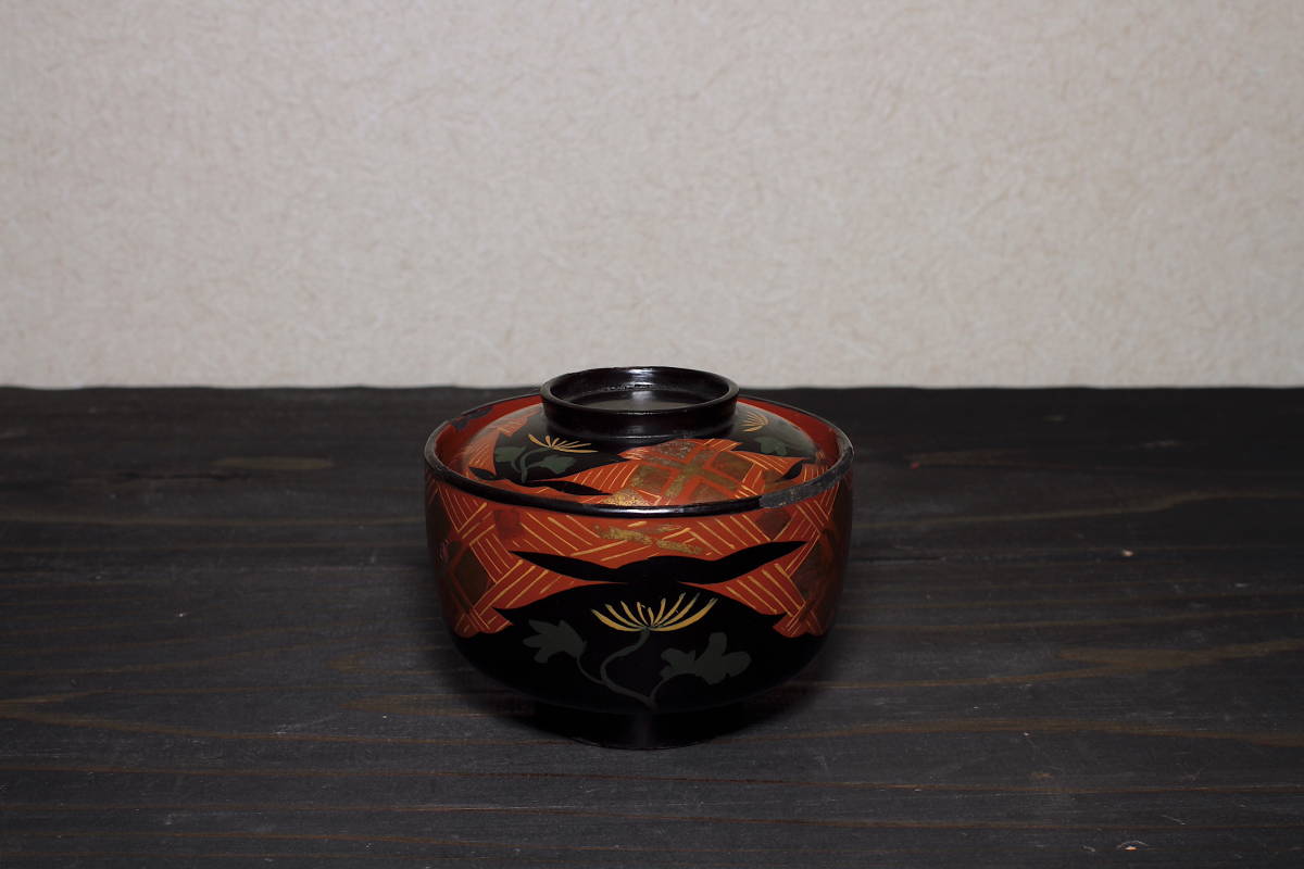 桃山〜江戸初期 根来椀 五客 合鹿椀 浄法寺 秀衡椀 漆器 【