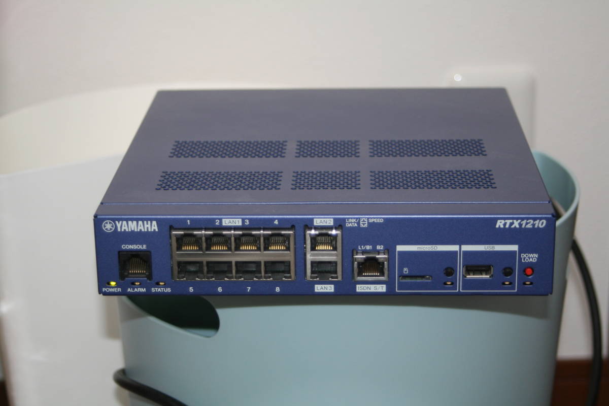 YAMAHA RTX1210 有線ルーター 初期化動作確認済み】YAMAHA RTX1210