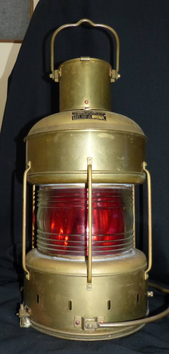 未使用船舶用ランタン、船舶ランプ、日船式第3号、オイルランタン